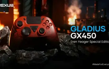 Gamepad Rexus Gladius GX450 Versi Eren Yeager Siap Menjadi Incaran Penggemar Attack on Titan