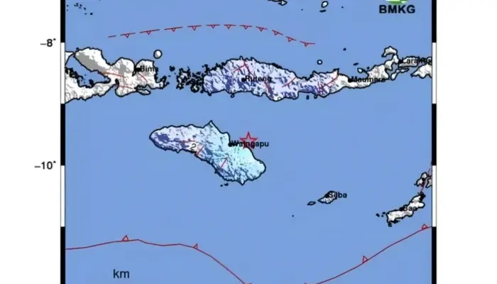 Gempa M4,8 Guncang Waingapu Dini Hari! Getaran Terasa hingga Dalam Rumah, Ini Data Lengkap BMKG