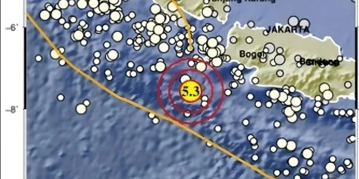 Gempa Magnitudo 53 Guncang Pandeglang Hari Ini Getaran Terasa Sampai Cibitung