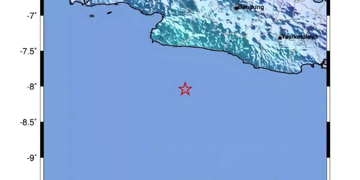 Gempa Magnitudo 5,3 Terjadi di Laut Selatan Sukabumi, BMKG Tegaskan Tak Berpotensi Tsunami