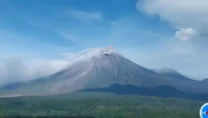 Gunung Semeru Erupsi Pagi Ini, Kolom Abu Capai 500 Meter