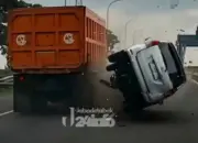 Insiden di Tol Gempol–Kejapanan, Xenia Hantam Truk Diduga Akibat Pengemudi Ngantuk