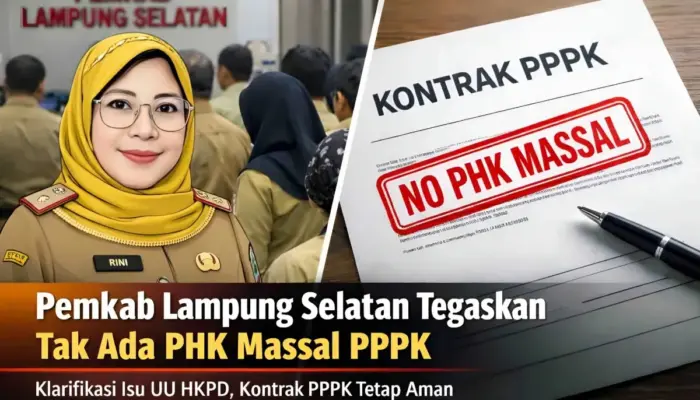 Pemkab Lampung Selatan Pastikan Tak Ada PHK Massal PPPK di Tengah Isu UU HKPD