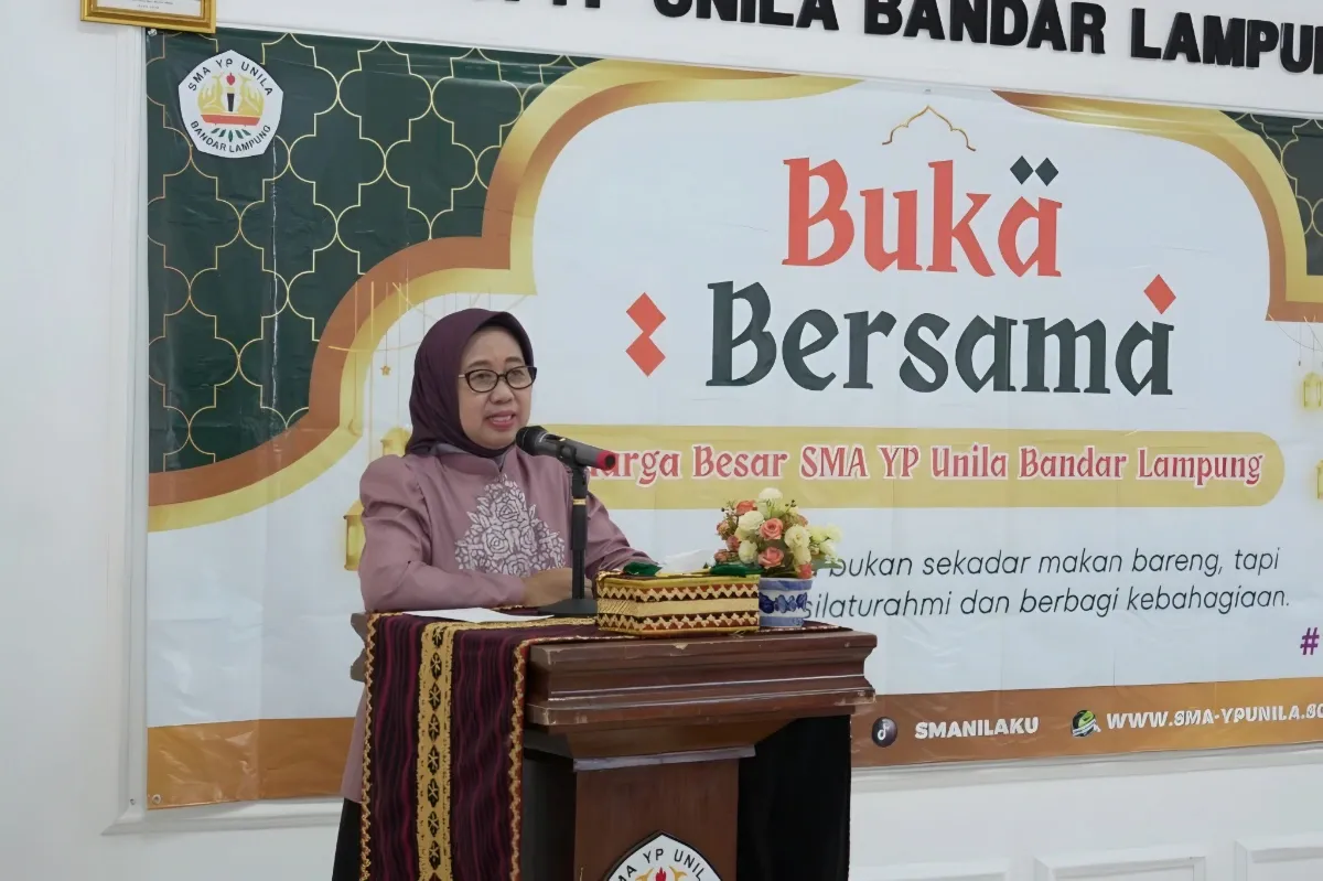 Kegiatan Safari Ramadan di SMA YP Unila Disambut Kehadiran Rektor Unila