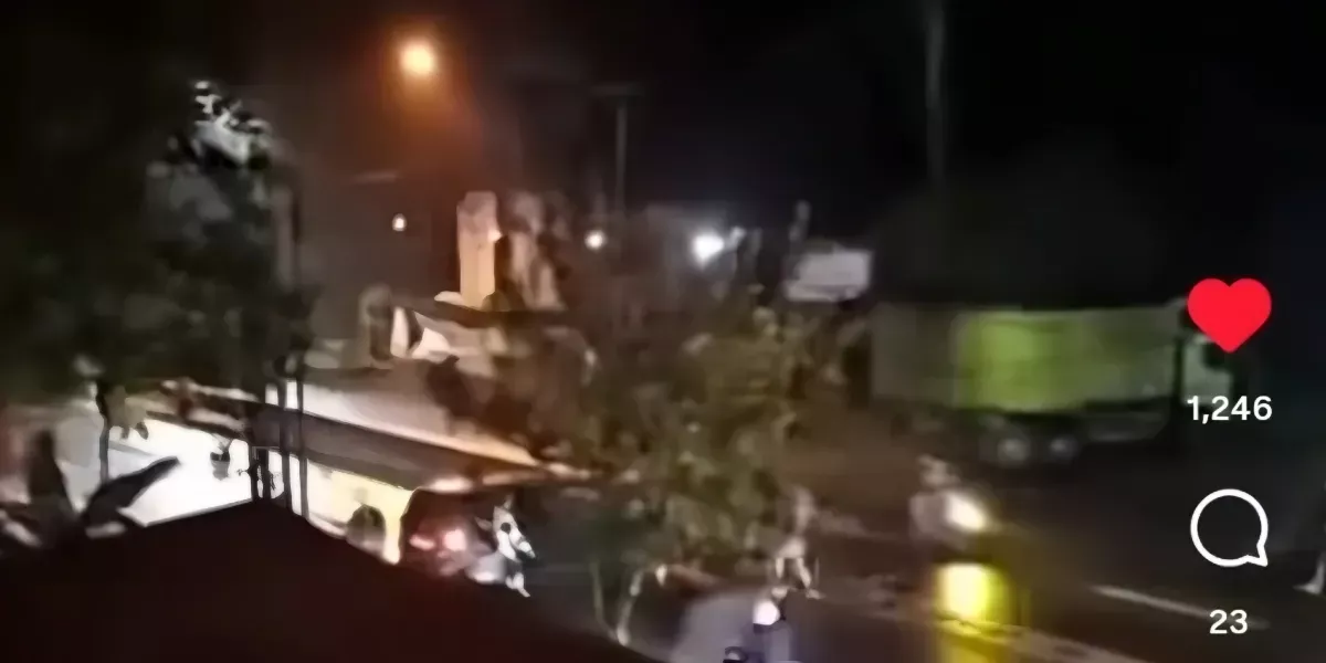 Kendaraan Tabrak Pembatas Jalan di Gemawang Banaran, Titik Rawan Kecelakaan Kembali Jadi Sorotan