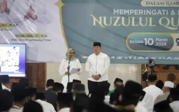 Lampung Timur Mengaji Sukses Khatamkan Al-Quran 100 Kali, Bupati Ella Puji Kekompakan Warga