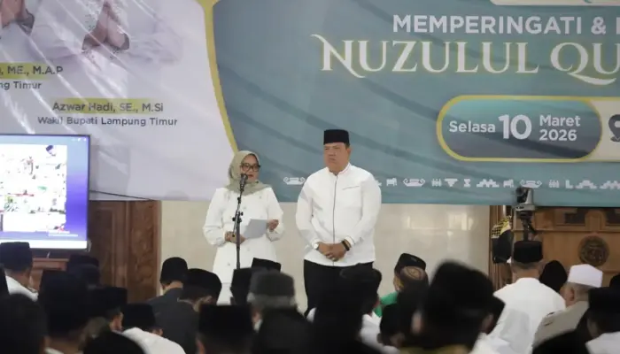 Lampung Timur Mengaji Catat 100 Kali Khatam Al-Quran, Bupati Ella Apresiasi Kekompakan Warga