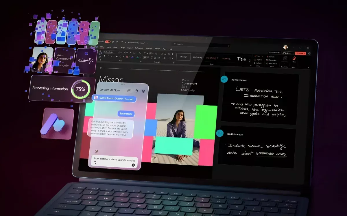 Lenovo Hadirkan AI yang Bisa Merangkum Dokumen Ratusan Halaman Tanpa Internet