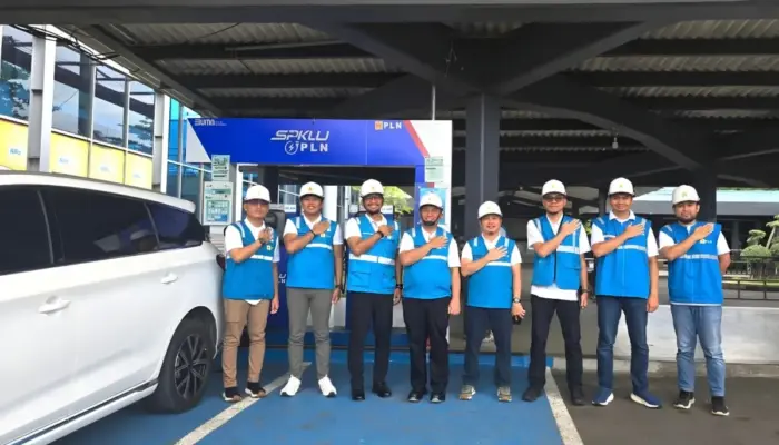 PLN Lampung Pastikan SPKLU Siap Digunakan di Jalur Mudik Lebaran 2026