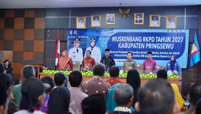 Musrenbang RKPD Pringsewu 2027, Gubernur Lampung Dorong Penguatan Sektor Unggulan