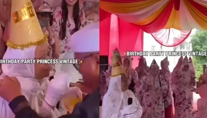 Viral! Ulang Tahun Nenek 86 Tahun Ini Bikin Gemas, Netizen Sebut “Toddler Vintage”