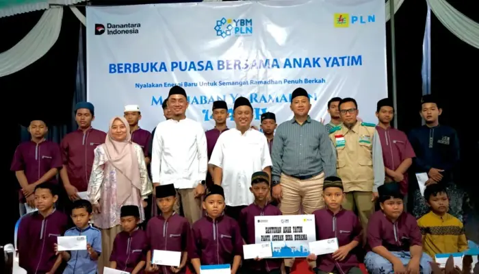 PLN UP3 Metro Pererat Silaturahmi Ramadan Lewat Buka Puasa Bersama dan Santunan Anak Yatim