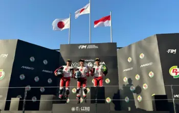 Pembalap Indonesia Binaan AHM, Bintang Pranata Raih Podium di Moto4 Asia Cup Buriram