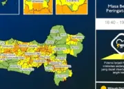 Peringatan Dini Cuaca Jawa Tengah 14 Maret 2026: Potensi Hujan Lebat hingga Malam