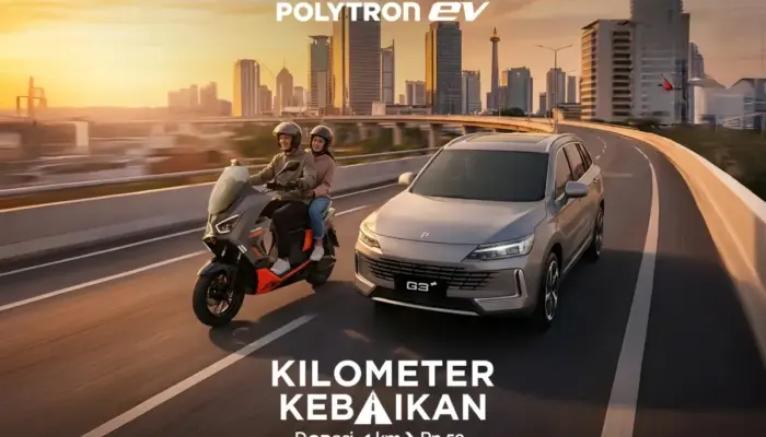 Polytron Gelar #KilometerKebaikan Ramadan 2026, 1 Km Motor Listrik Jadi Donasi