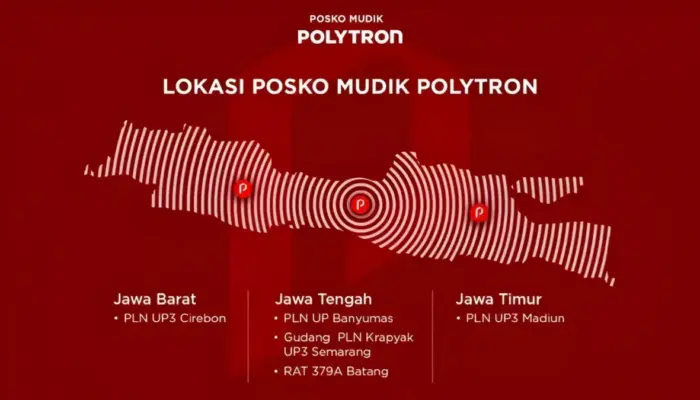 Polytron Hadirkan Posko Mudik Pertama, Bangun Ekosistem Mobilitas Ramah Lingkungan