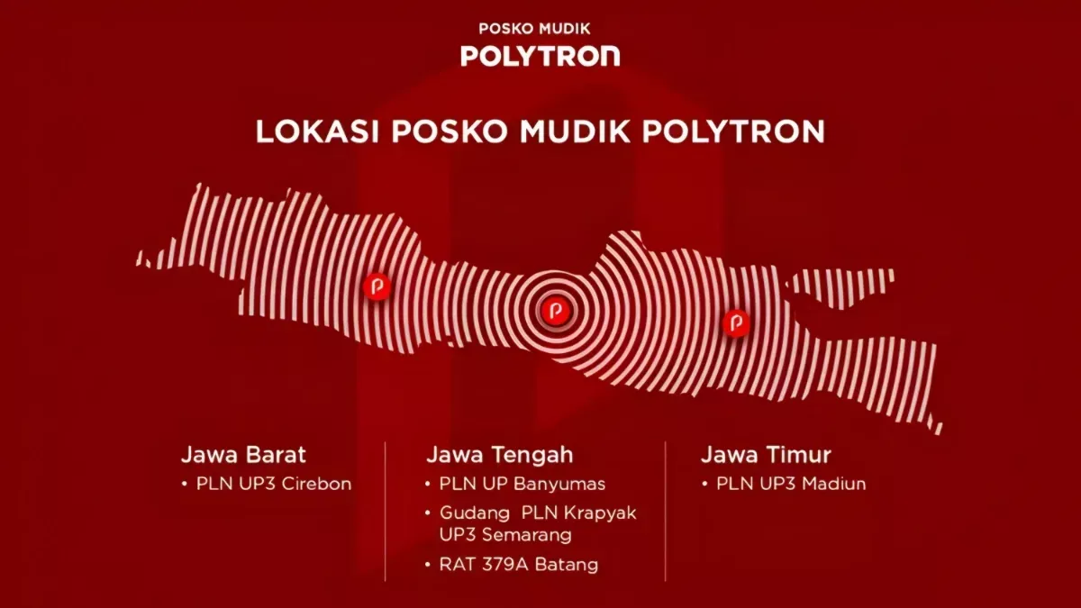Polytron Hadirkan 5 Posko Mudik di Jalur Jawa untuk Pengguna Mobil Listrik
