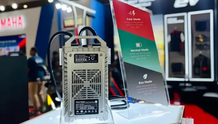 Polytron Luncurkan Fast Charging Portabel 25A untuk Motor Listrik, Harga Rp3,8 Juta