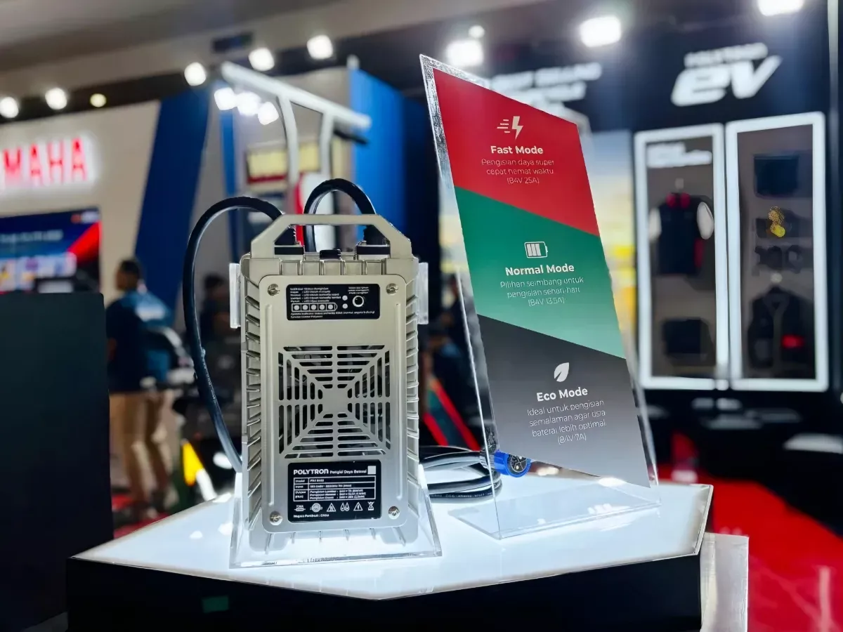 Polytron Luncurkan Fast Charging Portabel 25A untuk Motor Listrik, Harga Rp3,8 Juta
