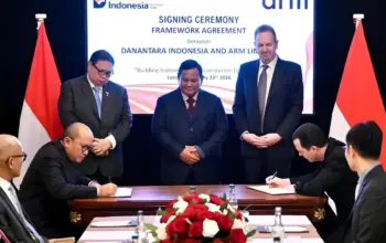Prabowo Hadiri Penandatanganan Kerja Sama BPI Danantara dan Arm, RI Genjot Penguasaan Teknologi Chip