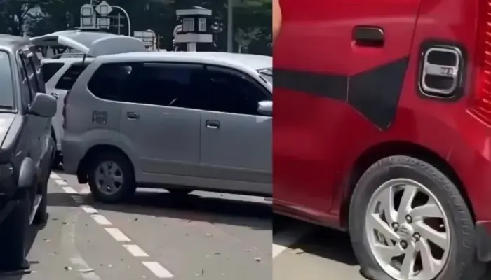 Puluhan Mobil di Museum Nasional Mendadak Kempes Bersamaan, Diduga Ditindak Dishub