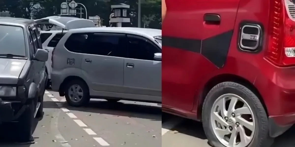Puluhan Mobil di Museum Nasional Tiba Tiba Kempes Bersamaan Diduga Aksi Dishub