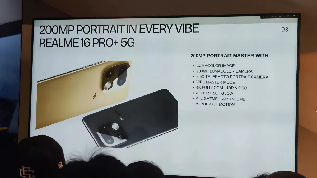 Realme 16 Pro+ 5G Usung Teknologi Kamera LumaColor IMAGE, Apa Keunggulannya?