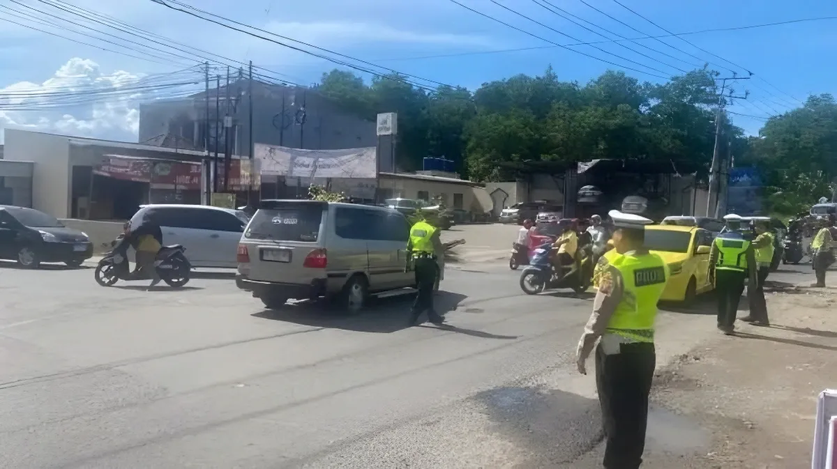 Rekayasa Lalu Lintas di Simpang Sukamaju Selama Libur Lebaran Polisi Siapkan Skema Antisipasi Kemacetan