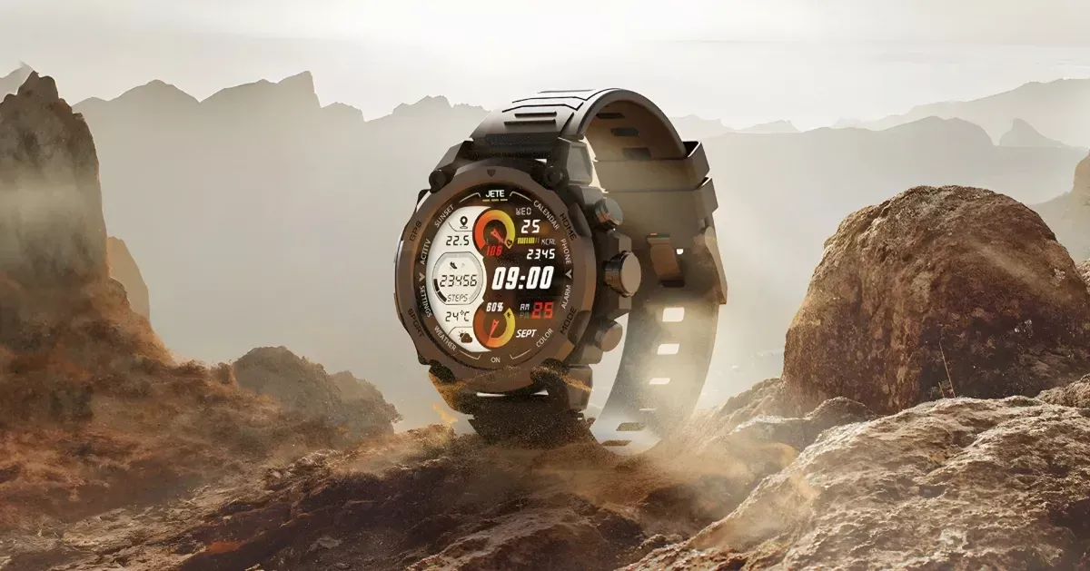 Smartwatch GPS Harga 1 Jutaan! JETE VOLT Tawarkan Layar AMOLED dan Navigasi Lengkap