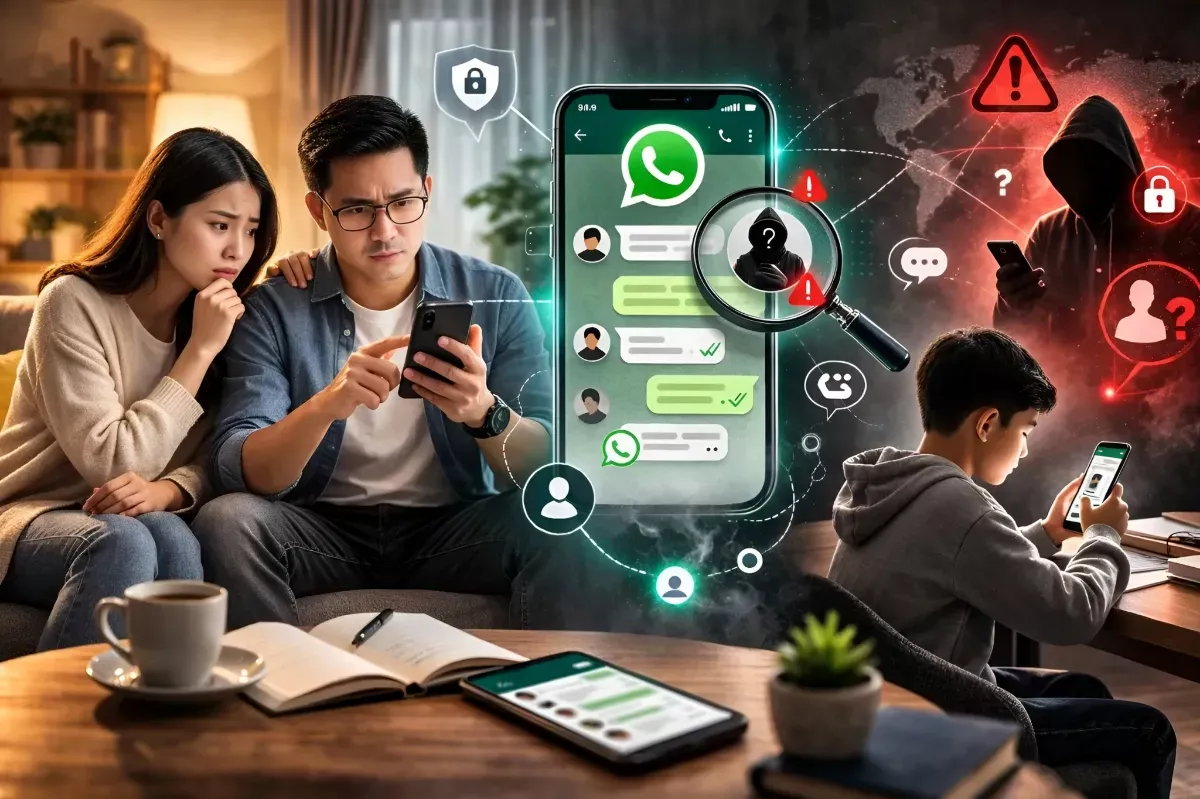 Tips Penting untuk Orang Tua: Cara Memantau WhatsApp Anak dari Nomor Tak Dikenal