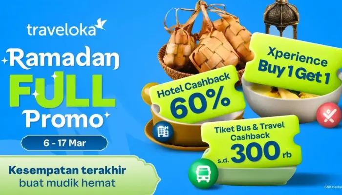 Jelang Lebaran 2026, Traveloka Bantu Pemudik Last Minute dengan Promo Ramadan