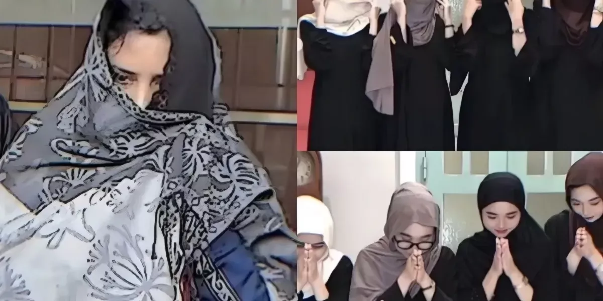 Tren ‘Nderek Ibu’ Ramai Saat Bukber Ramadan 2026, Pose Jilbab Tutup Setengah Wajah Ternyata Punya Cerita