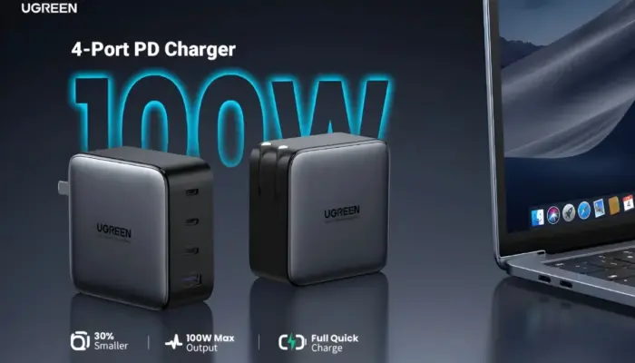 UGREEN Perkenalkan GaN Charger 100W: Pengisian Daya Cepat, Ringkas, dan Aman