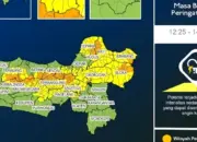 Prakiraan Cuaca Jawa Tengah: Hujan Lebat Disertai Petir Berpotensi Meluas Sore Ini