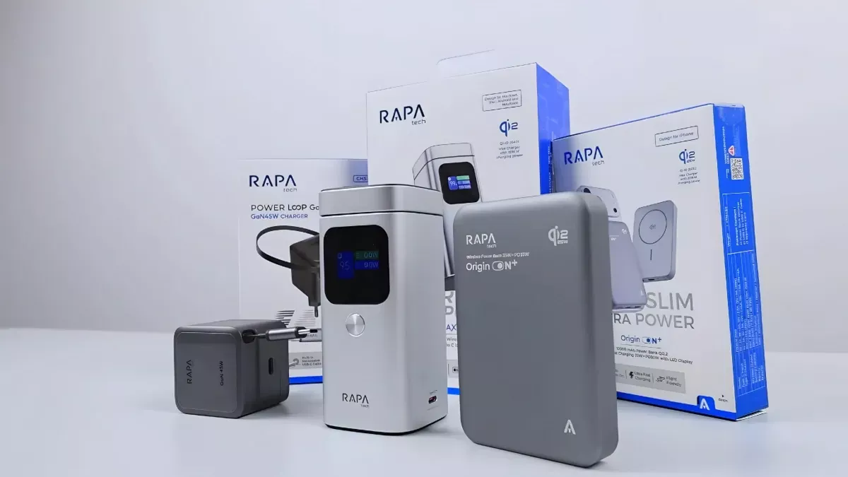 Update Produk RAPAtech: Hadirkan Power Bank Wireless Cepat dan Charger Kabel Rollable