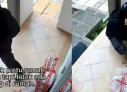 Viral CCTV Paket Komputer Hilang Diduga Diambil Kurir Netizen Geram