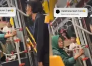 Viral Kembali Emak Emak Ngamuk di TransJakarta Diduga Orang yang Sama dengan Insiden Eskalator