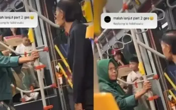 Viral Kembali Emak Emak Ngamuk di TransJakarta Diduga Orang yang Sama dengan Insiden Eskalator