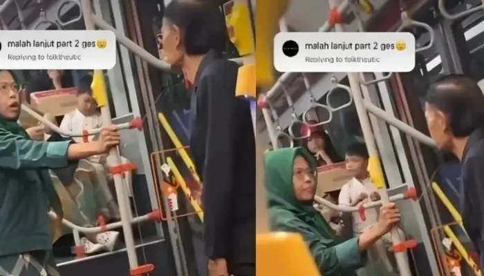 Emak-Emak Ngamuk di TransJakarta Viral, Diduga Sosok yang Sama dengan Insiden Eskalator