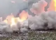 Viral! Ledakan Mercon Raksasa di Magelang Saat Lebaran Bikin Heboh Warga