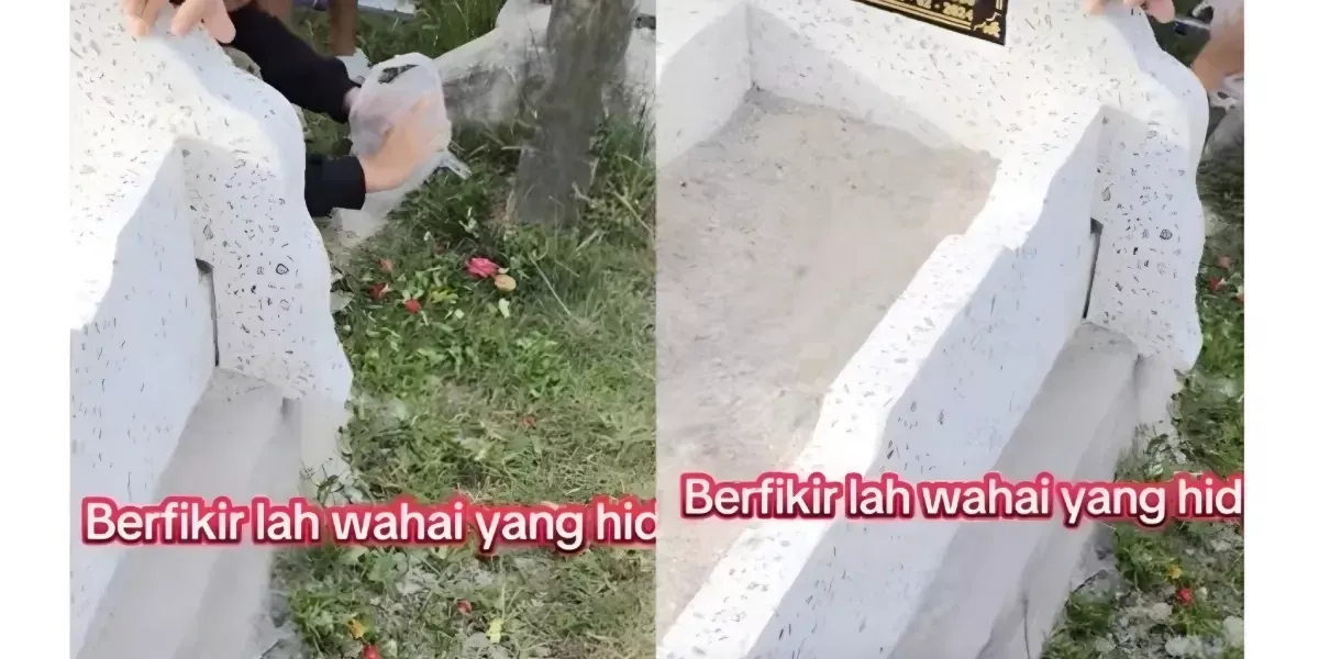 Viral di Medan, Makam Lama Tertimpa Makam Baru di Belawan Picu Amarah Netizen