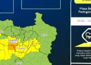 Update Cuaca: Hujan Lebat Disertai Petir Ancam Jabodetabek Sore Ini