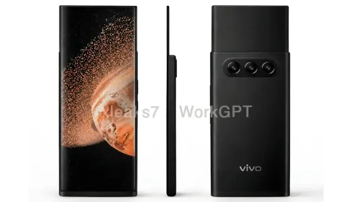 vivo Pamer Konsep Smartphone Layar Rollable Vertikal yang Unik