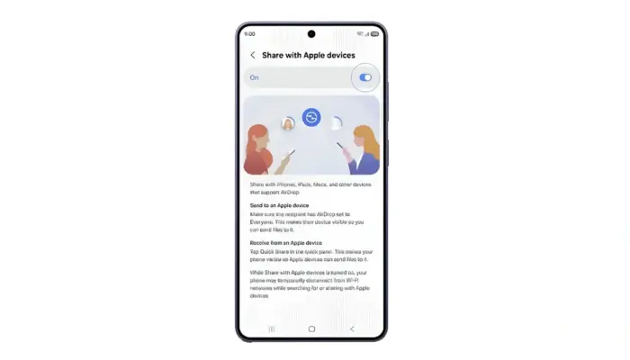 Samsung Bawa Quick Share ke iPhone, Galaxy A Series Ikut Kebagian