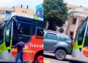 Aksi Arogan Pengendara di Bogota Viral, Terobos Jalur Bus hingga Picu Kemacetan
