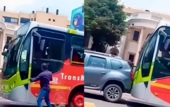 Aksi Nekat Pengendara di Bogota Terobos Jalur Bus hingga Picu Kemacetan