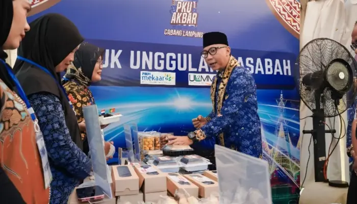 Antusias! 220 Pelaku UMKM Sambut Kehadiran Gubernur Mirza di PKU Akbar PNM Lampung