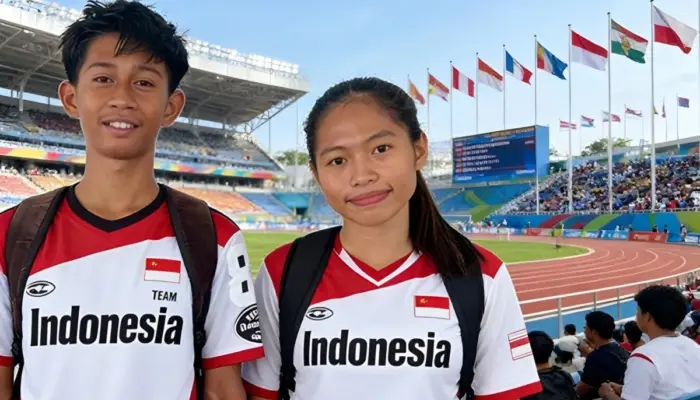 Dua Atlet Lampung Perkuat Timnas Atletik Indonesia di Singapore Open 2026