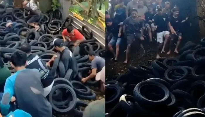 Warga Wonosobo Berebut Ban Bekas, Ternyata Jadi Peluang Ekonomi Menjanjikan