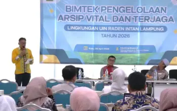 Bimtek Arsip Vital dan Terjaga Digelar UIN Raden Intan Lampung oleh Biro AUPKK